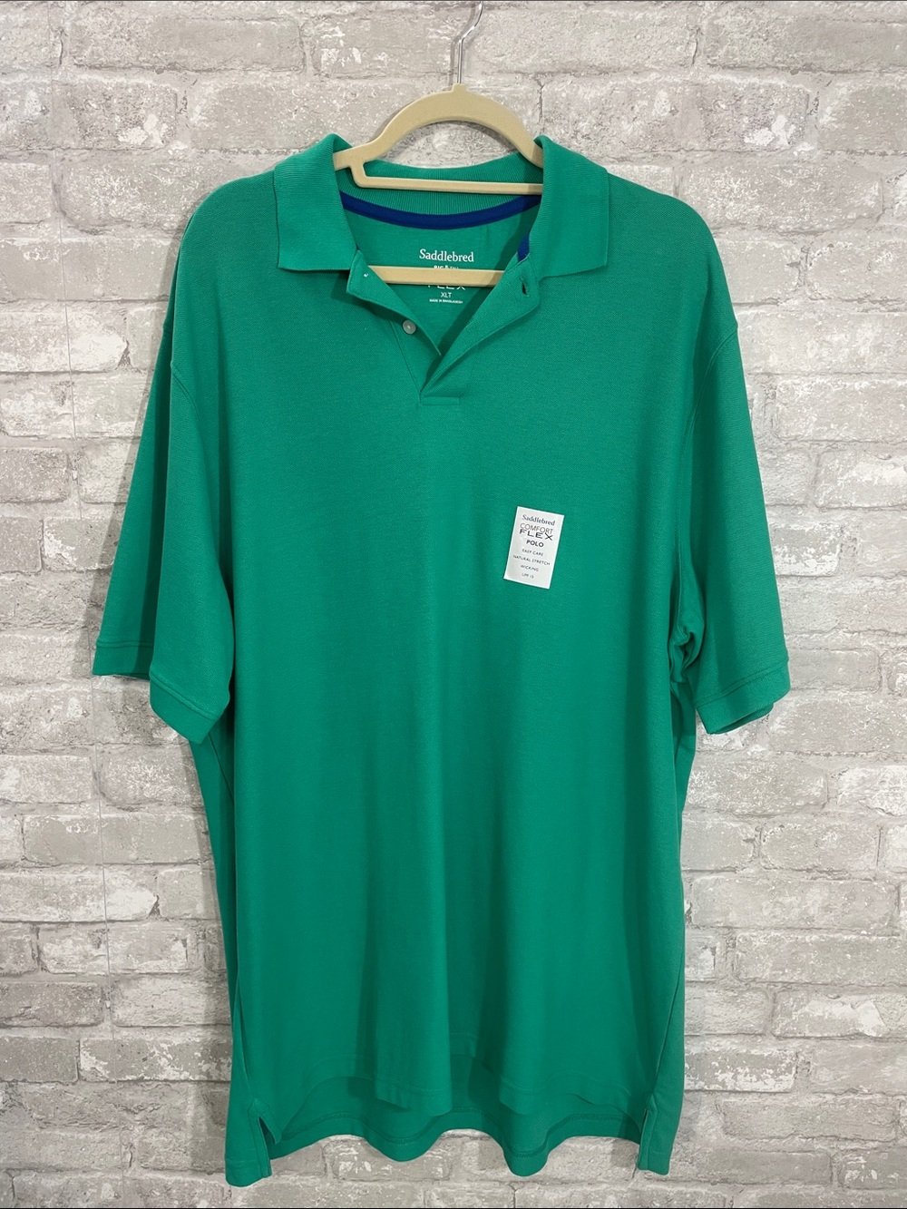 Saddlebred Bright Green Short-Sleeve Polo